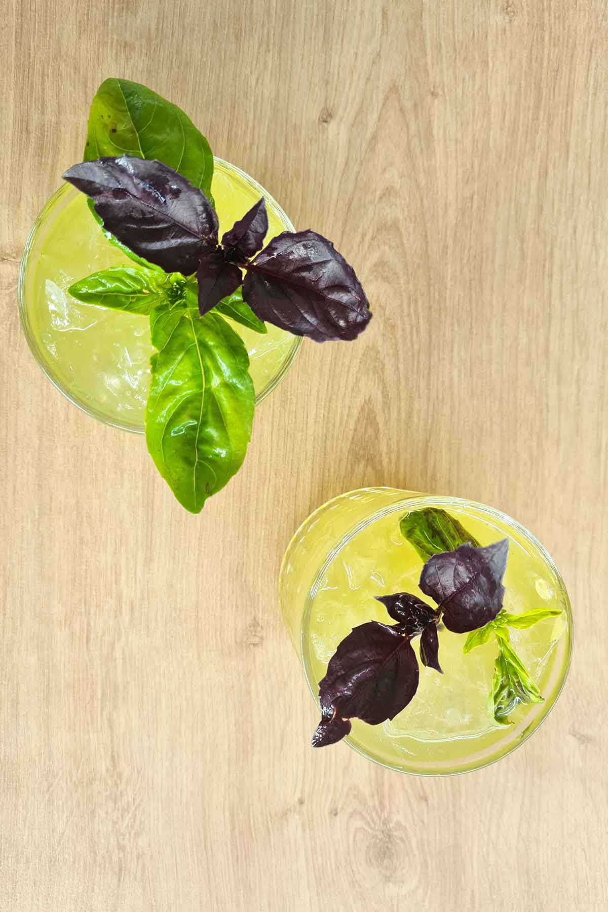 basil moscow mule cocktail recipe
