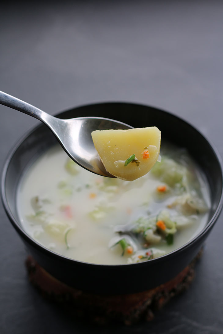vegan Potato Cabbage Soup