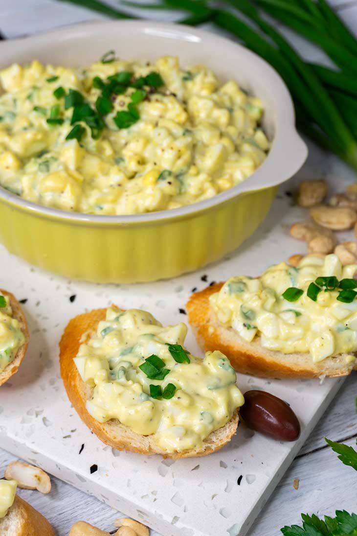 Vegan Egg Salad on toast