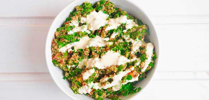 vegan gluten free quinoa tabbouleh de quinoa